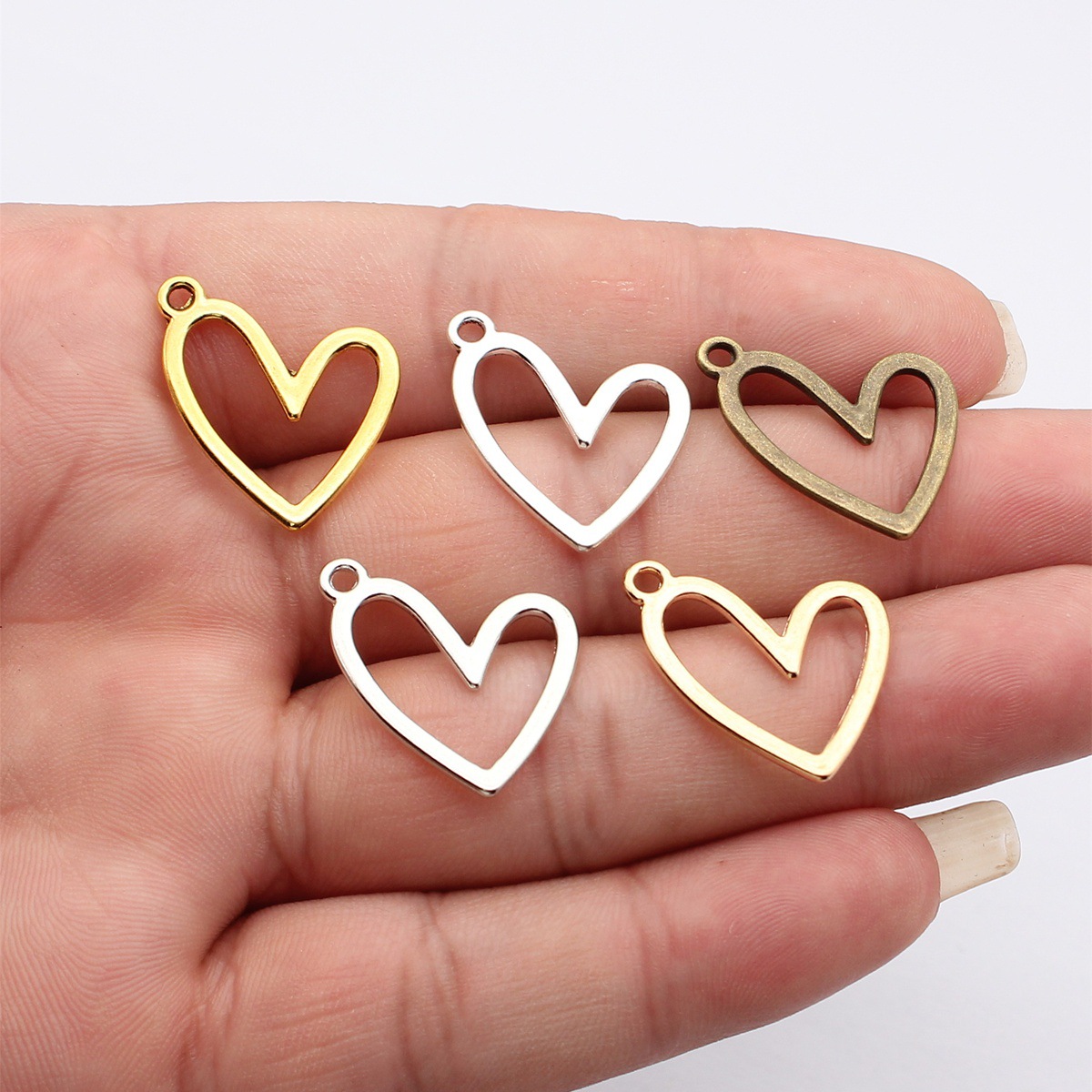 Vintage Fashion Online - WYSIWYG 20pcs 22x20mm 5 Colors Geometric