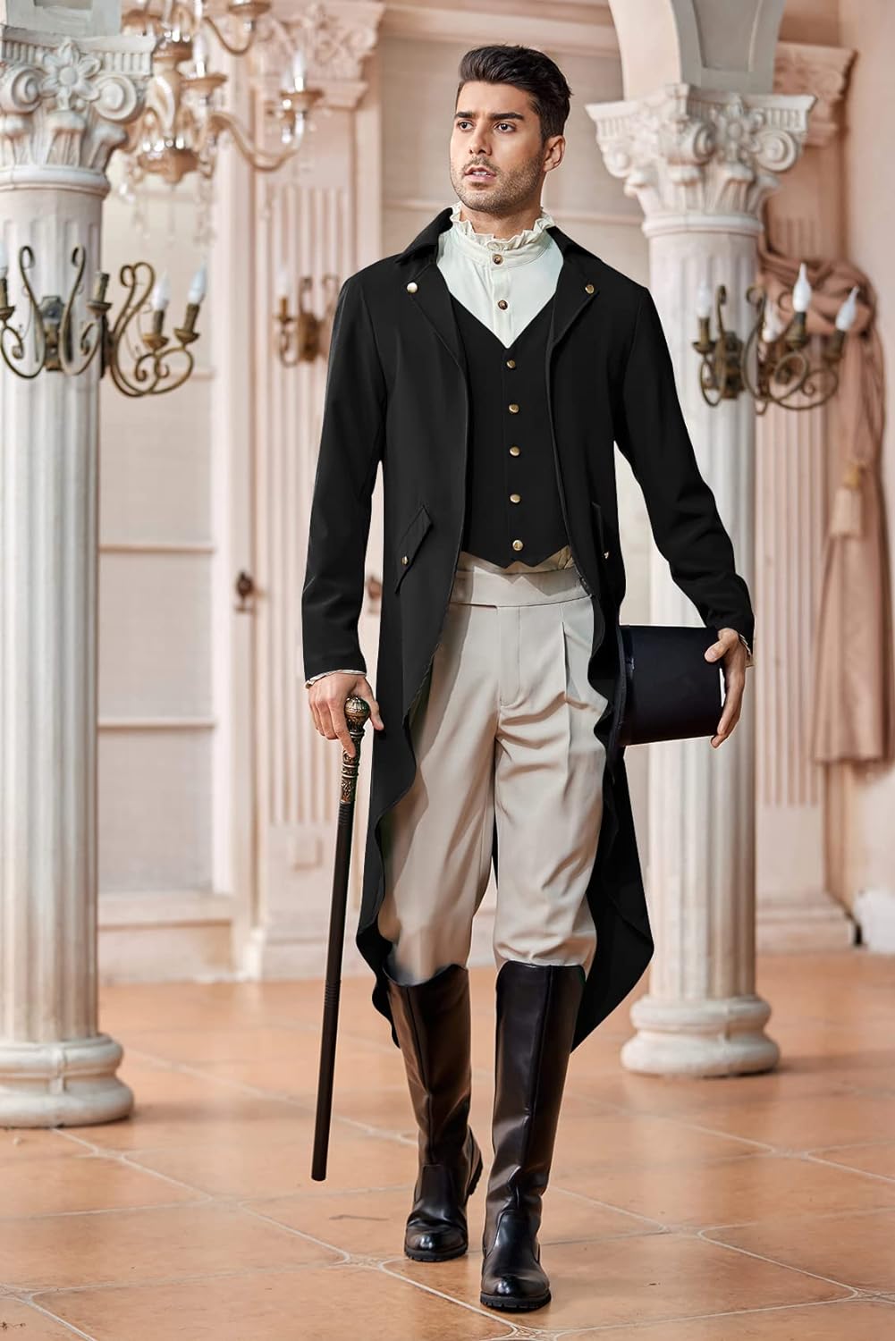 Mens Steampunk Gothic Jacket V - огляд і ціна Vintage Victorian Fashion