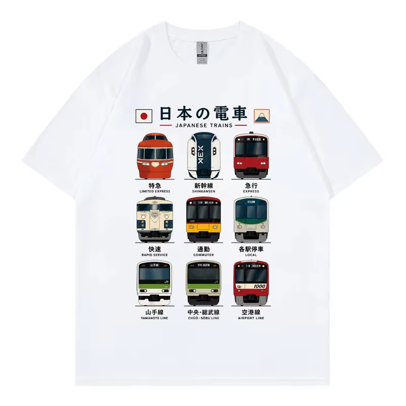 Japanese Tokyo Rail Graphic T  - огляд і ціна Vintage Fashion Tokyo