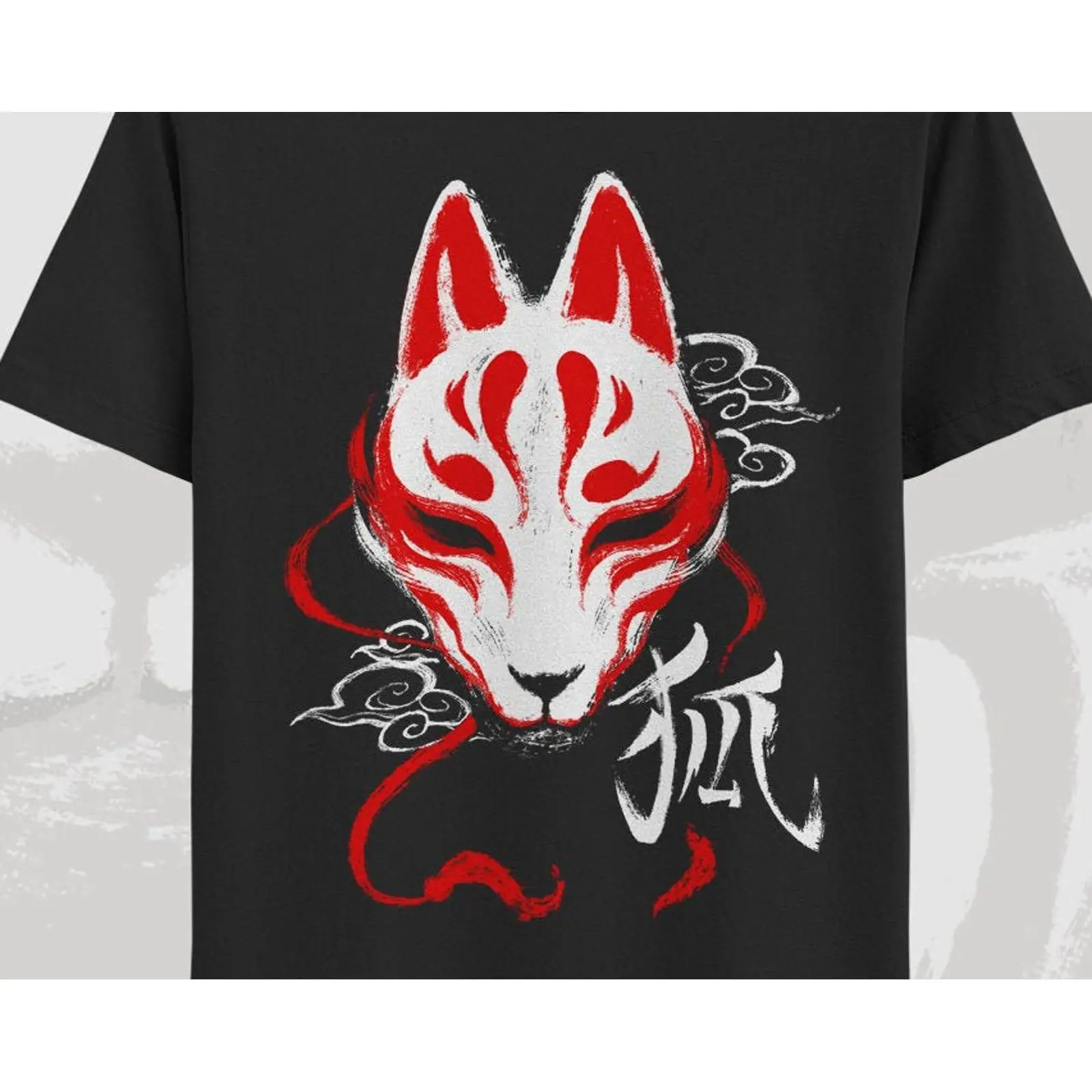 Kitsune mask T shirt japanese  - огляд і ціна Vintage Fashion Tokyo