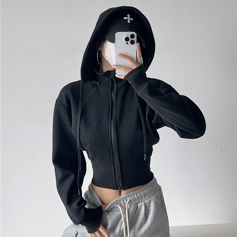 Women Crop Hoodie Sweatshirts  - огляд і ціна Vintage Fashion Drawings