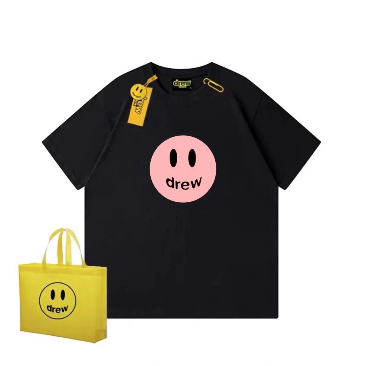 Drew House Pink Smiley T Shirt - огляд і ціна Vintage Fashion Houses