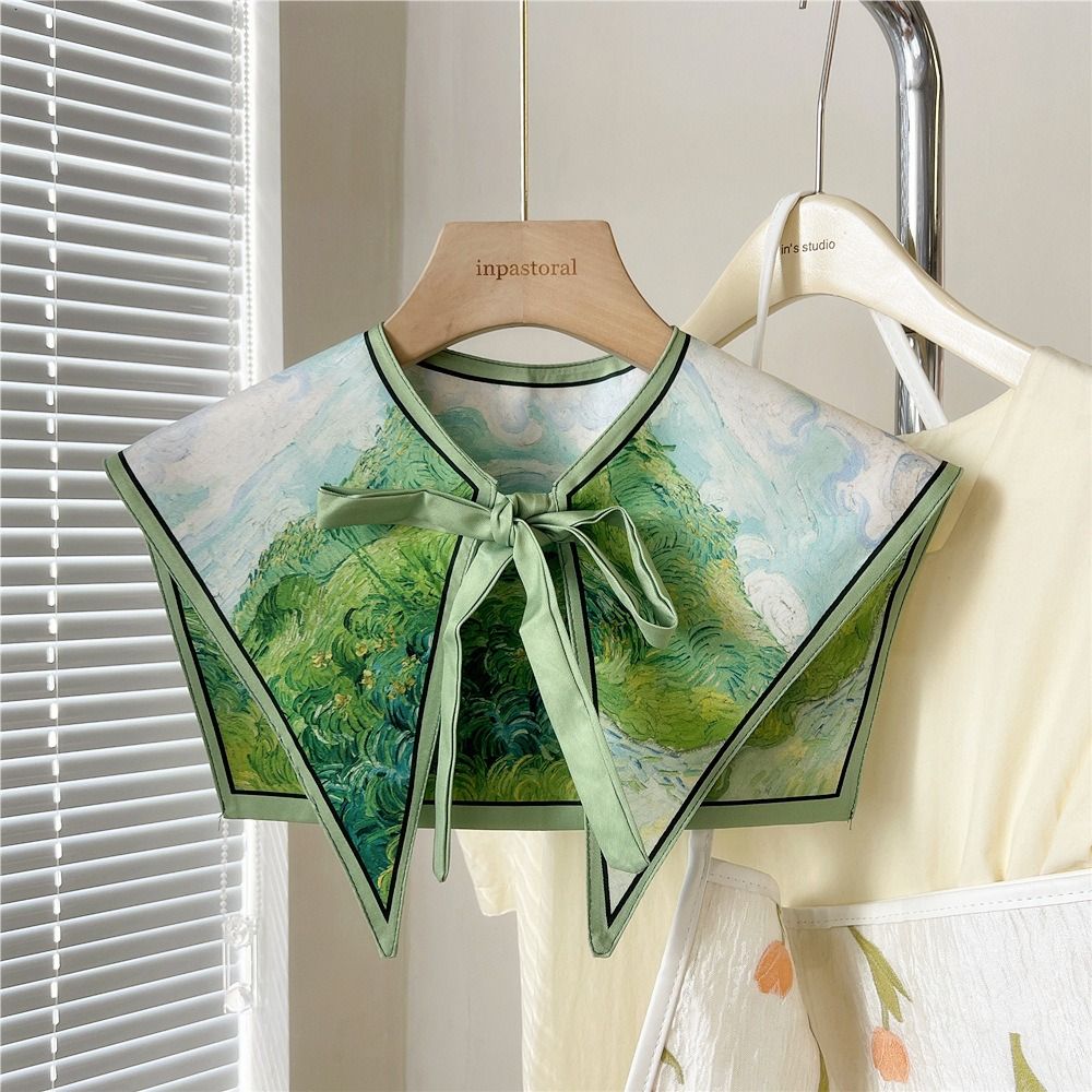 Floral Pattern Shirt Fake Coll - огляд і ціна Vintage Victorian Fashion
