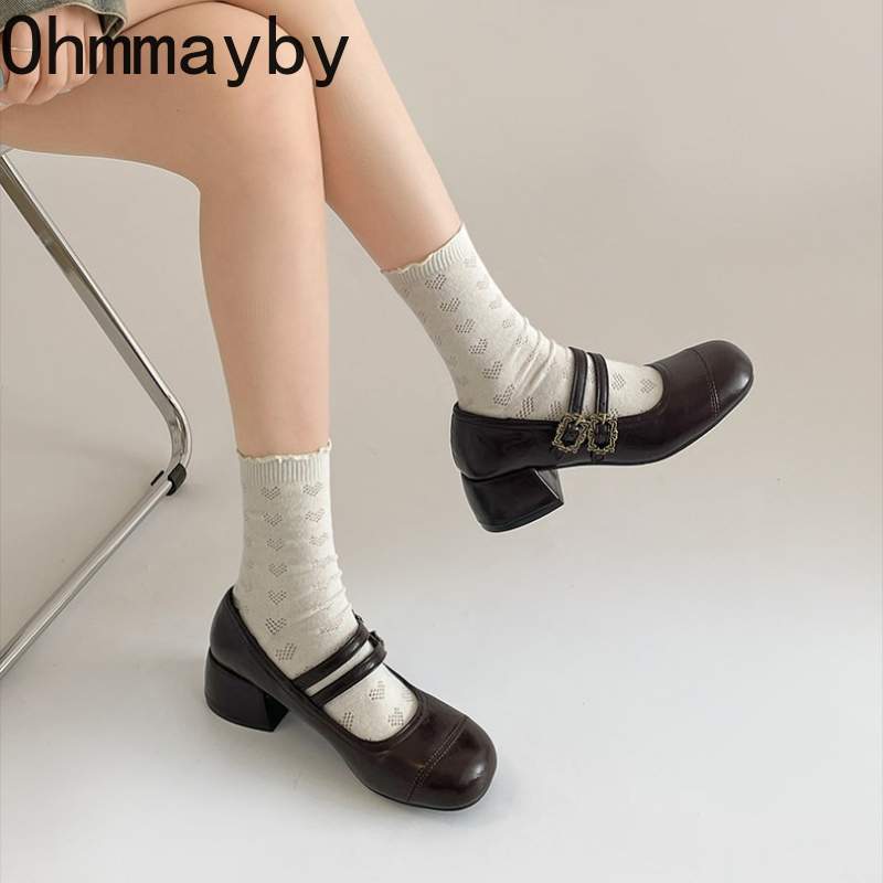 Vintage Thick Heel Women Mary  - огляд і ціна Vintage Fashion Online