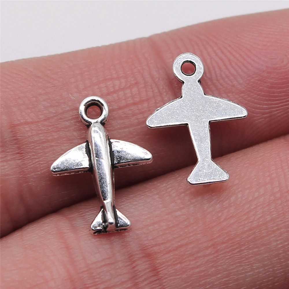 10pcs 11x15mm Antique Silver C - огляд і ціна Vintage Fashion Online