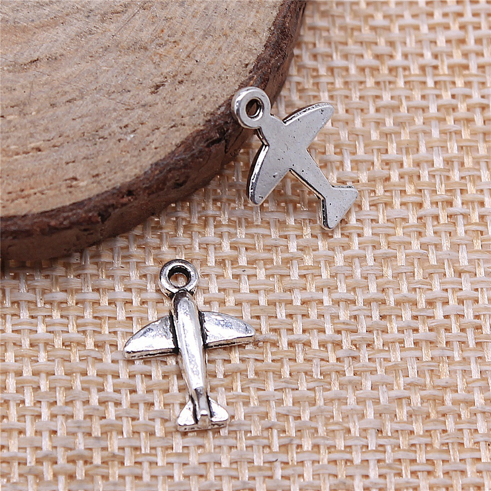 10pcs 11x15mm Antique Silver C - огляд і ціна Vintage Fashion Online