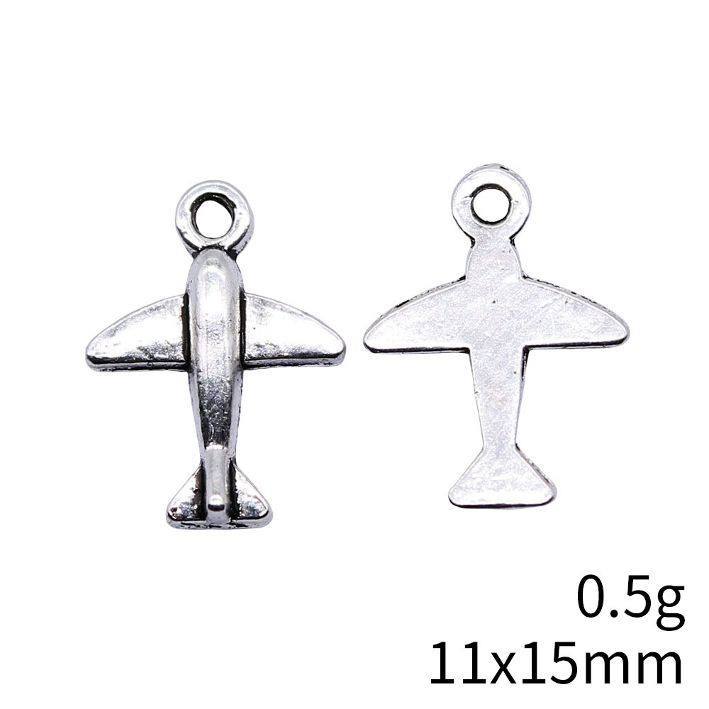10pcs 11x15mm Antique Silver C - огляд і ціна Vintage Fashion Online