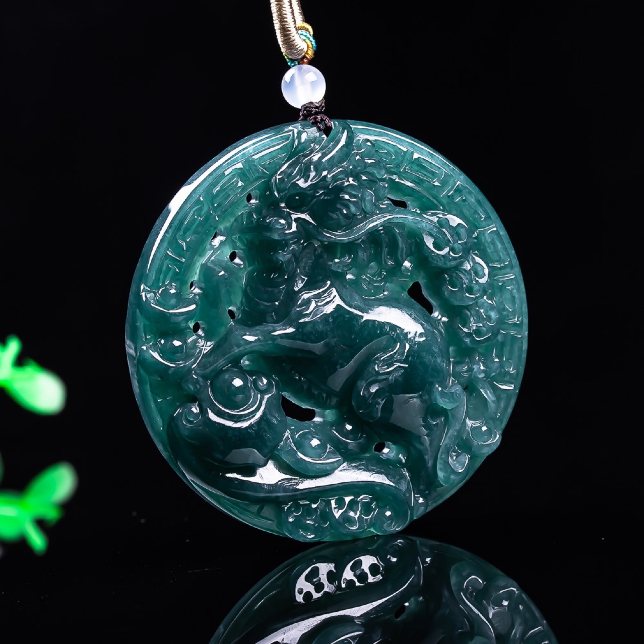Myanmar Jadeite Dragon Pendant - огляд і ціна Vintage Fashion Jewelry Necklaces
