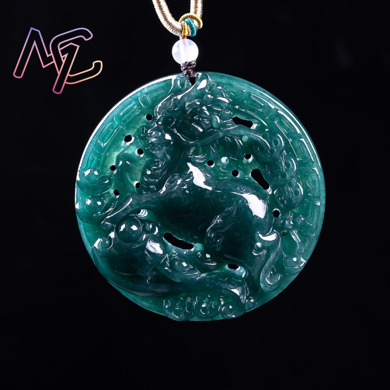 Myanmar Jadeite Dragon Pendant - огляд і ціна Vintage Fashion Jewelry Necklaces
