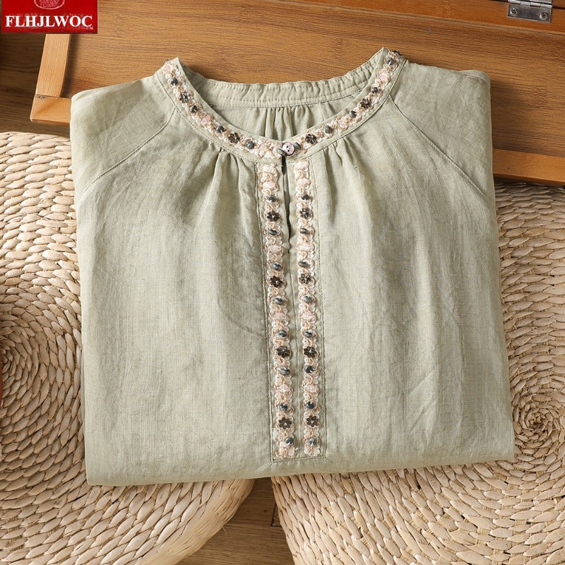 Beaded Tops Blouses New Fashio - огляд і ціна Vintage Fashion In Japan