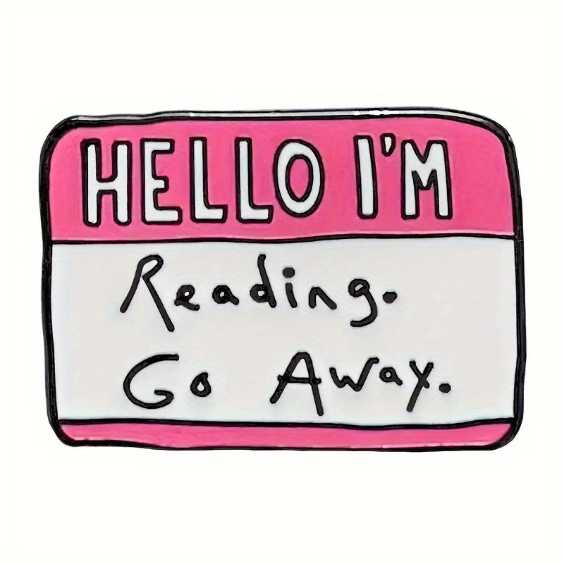 'Hello,I'm Reading Go Away' Pi - огляд і ціна Vintage Fashion Books