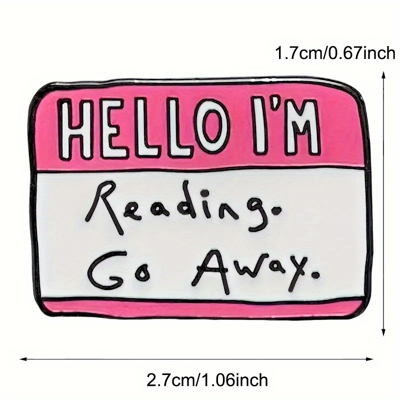 'Hello,I'm Reading Go Away' Pi - огляд і ціна Vintage Fashion Books