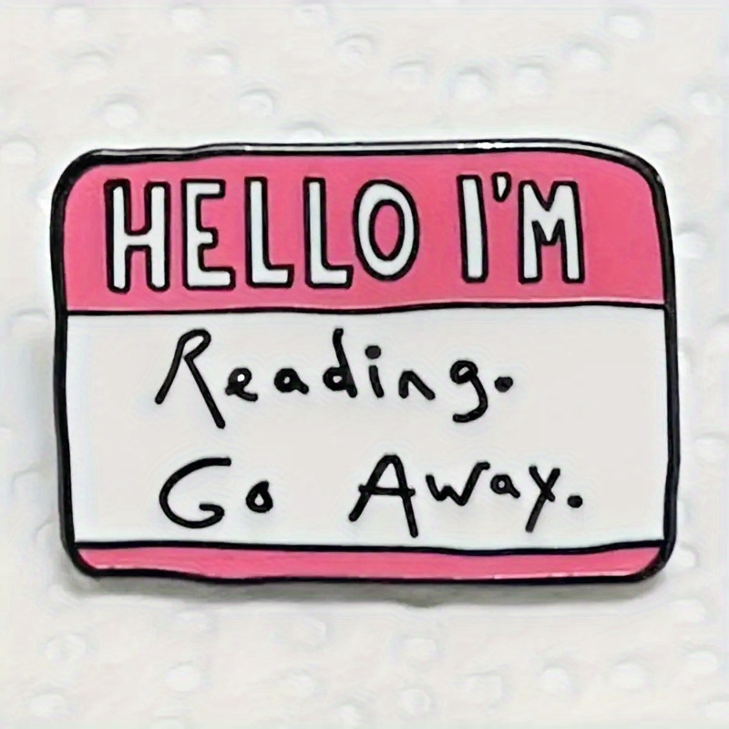 'Hello,I'm Reading Go Away' Pi - огляд і ціна Vintage Fashion Books