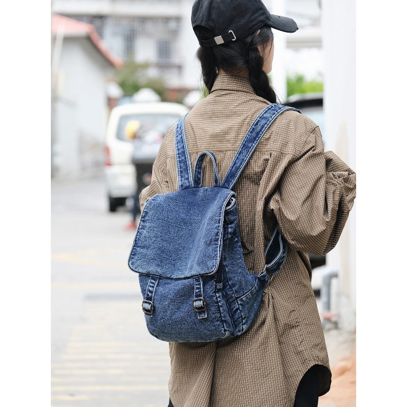 Vintage Denim Backpack For Wom - огляд і ціна Vintage Fashion Books