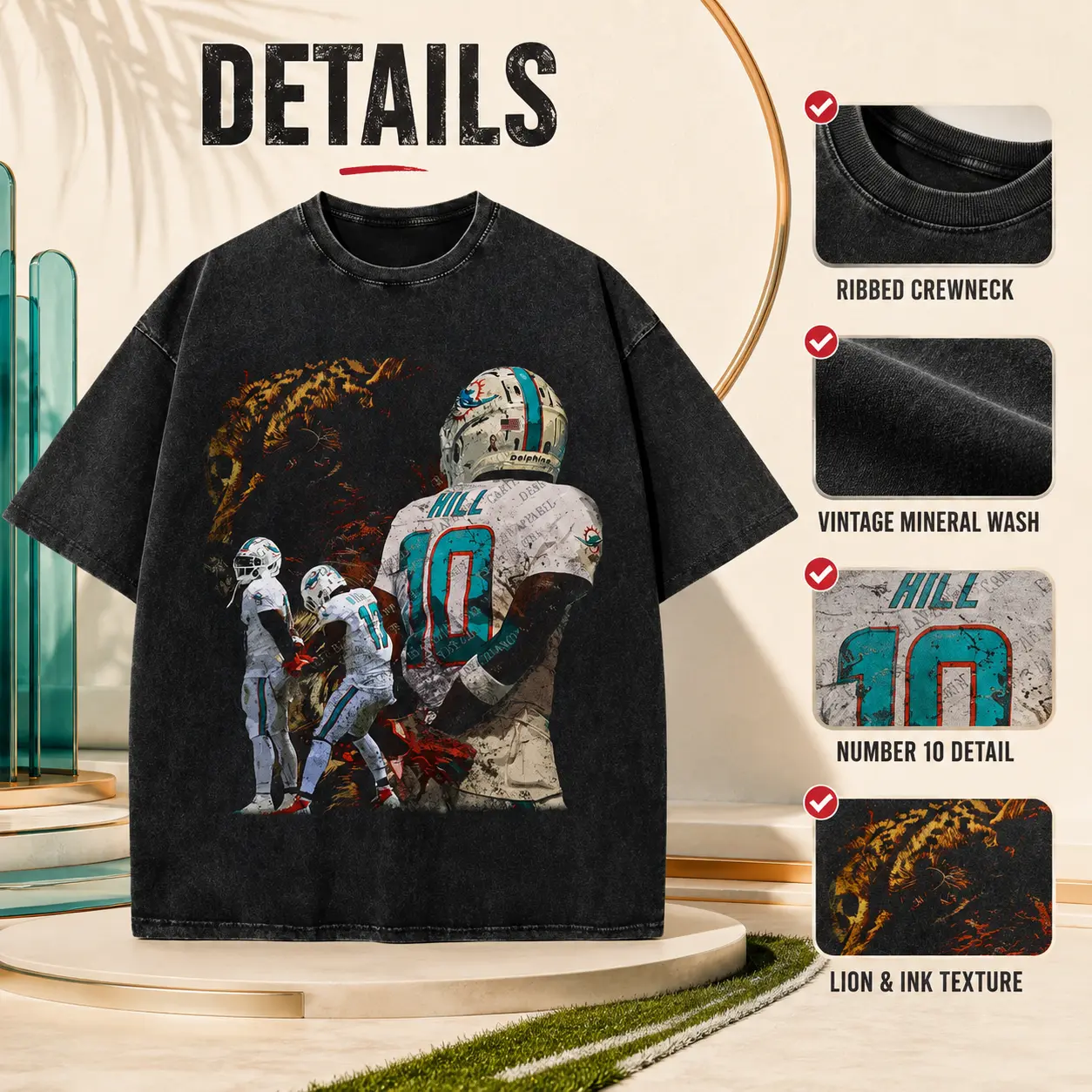 Tyreek Hill T-Shirt Cheetah Fo - огляд і ціна Vintage Fashion Books