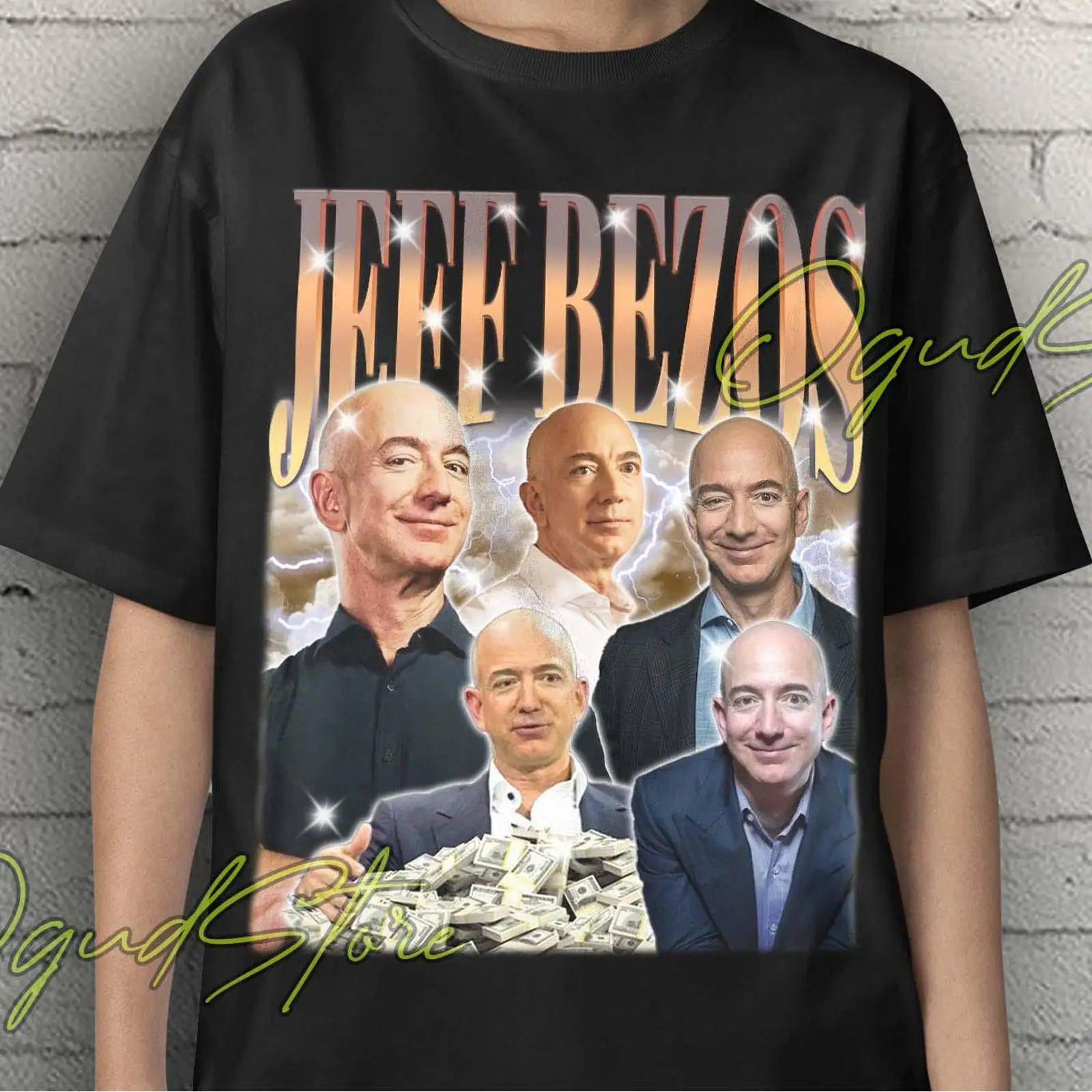 Jeff Bezos Collage Retro Vinta - огляд і ціна Vintage Fashion Collage