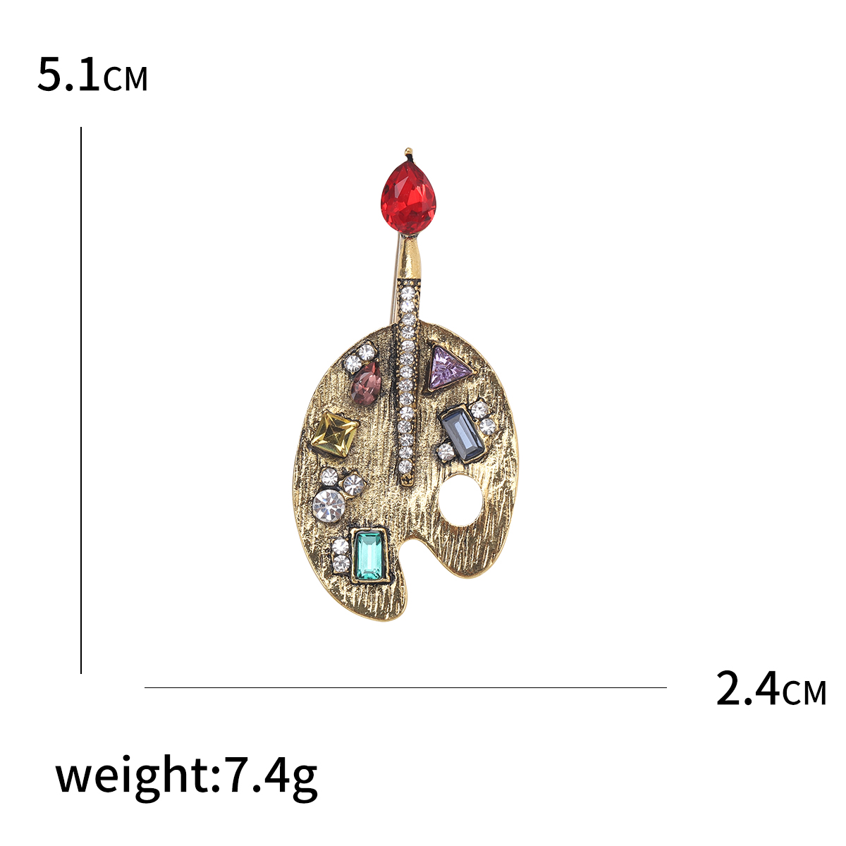Vintage Painter Board Brooches - огляд і ціна Vintage Fashion Drawings
