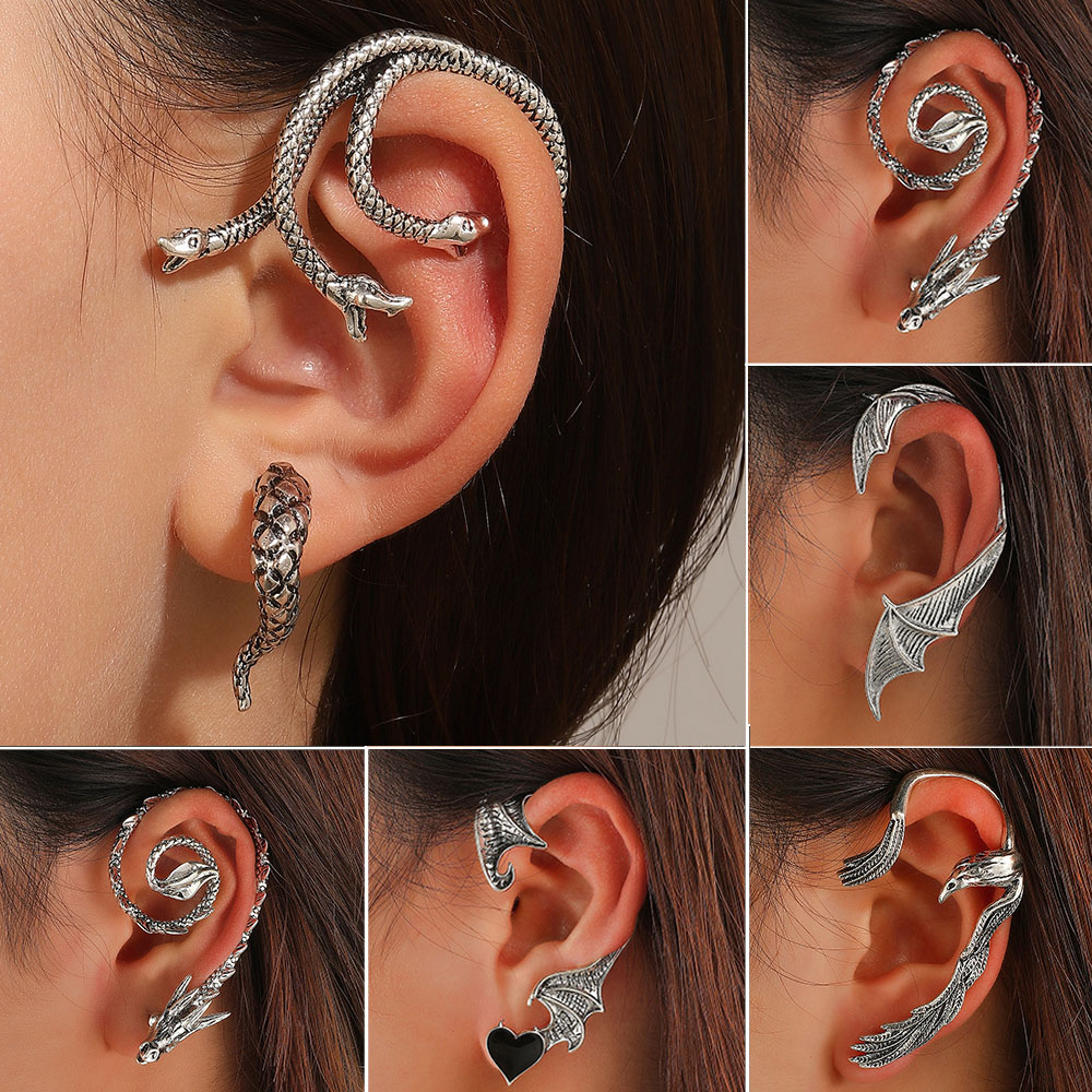 Gothic Three Headed Snake Earr - огляд і ціна Vintage Fashion Guild