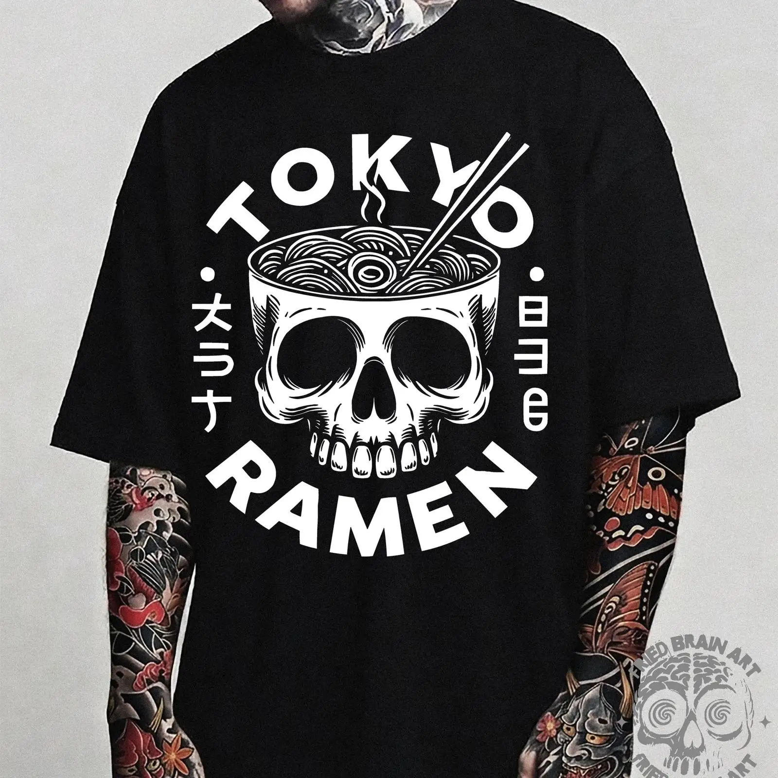 Tokyo Skull Ramen T Shirt Japa - огляд і ціна Vintage Fashion Tokyo