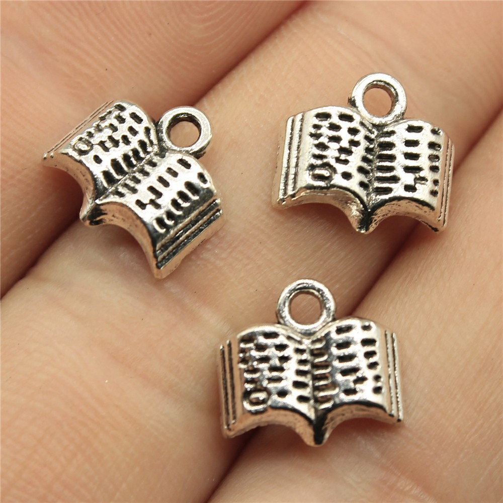 20pcs 11x12mm Antique Silver C - огляд і ціна Vintage Fashion Books
